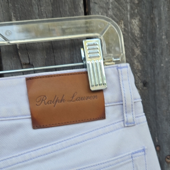 Ralph Lauren White Straight Leg Jeans Modern Minimalist Design - Picture 4 of 9
